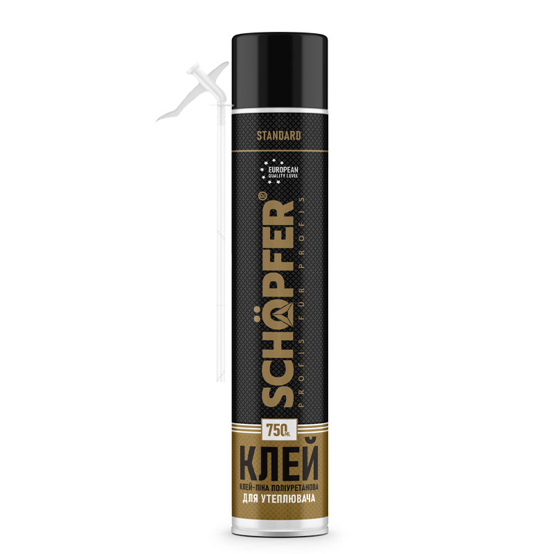 Піна-клей ручна для пінополістирольних плит 750мл SCHÖPFER Standard